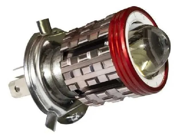 FOCO LED H4 AMARILLO BLANCO LUPA RV WL-01 ROYAL RH-DD132