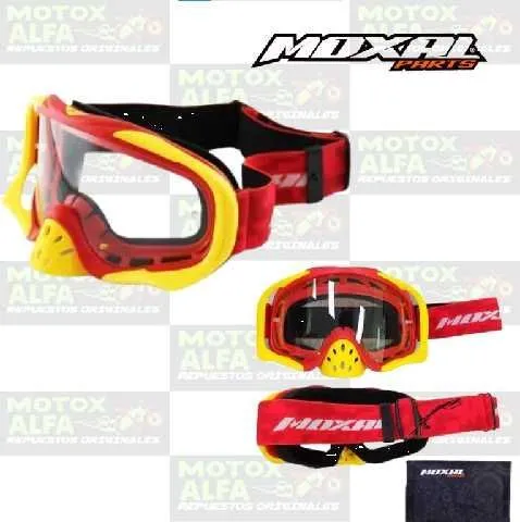 GAFA MX NEGRO ROJO AMARILLO MICA TRANSPARENTE GF 04 MOXAL 01.017.0050
