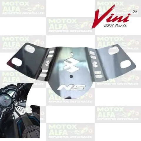 DECORADOR BASE TIMON NS200 PULSAR BAJAJ CROMADO LUJO VINI VAR006