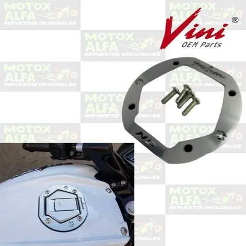 DECORADOR TAPA GASOLINA NS200 PULSAR BAJAJ CROMADO LUJO VINI TAP001