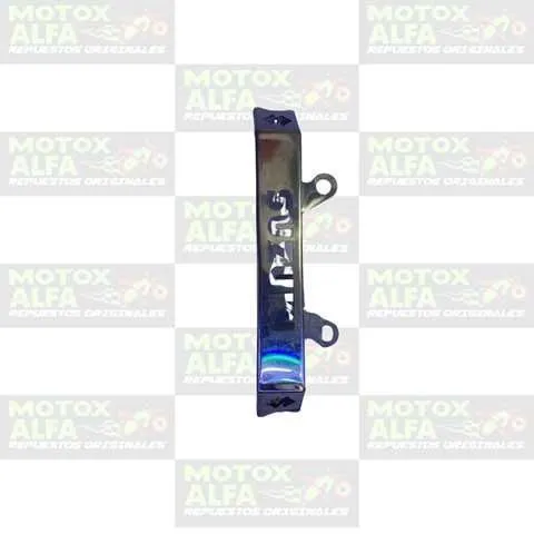 EMBLEMA BARRA AX100 SUZUKI (PITO) ALUMINIO LUJO
