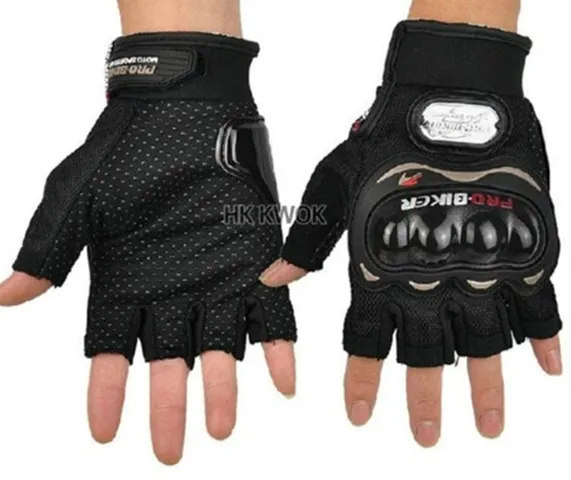 GUANTE CORTO PROBIKER NEGRO TL PROTECCION RV LUJO 