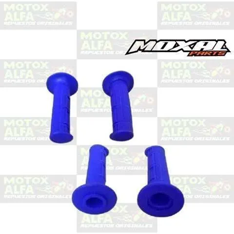 MANUBRIO MX GOMA  AZUL MOXAL 01.007.0021