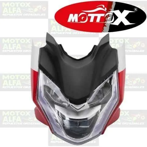 MASCARILLA COMPLETA CB190R CFZ250 ROJO BLANCO REPSOL RANGER