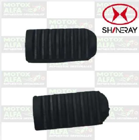 CAUCHO ESTRIBO DELANTERO XY200 GY6 THOR200 ORIGINAL SHINERAY R200-063036