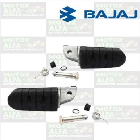 ESTRIBO DELANTERO DISCOVER125 ST ORIGINAL BAJAJ JZ113028 19115.110-GEN