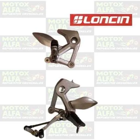 BASE ESTRIBO DELANTERO CR5 PRO COMPLETO ORIGINAL LONCIN LX250-15 311660135-0004/0005