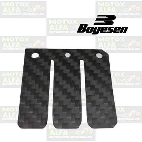 VALVULA AX100 SUZUKU LAMINA CARBONO BOYENSE NEGRO 