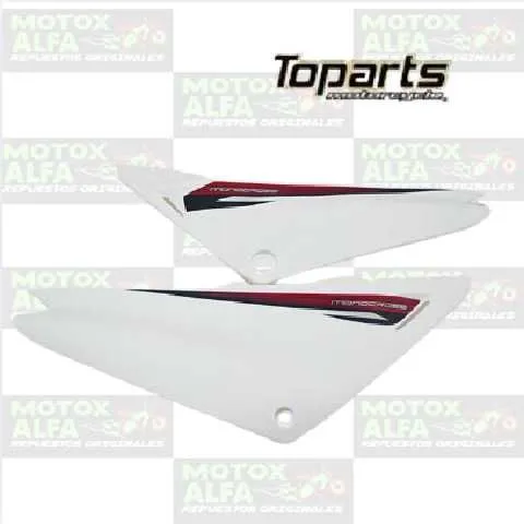 TAPA LATERAL XTZ125 BLANCO YAMAHA TOPARTS TPL00098