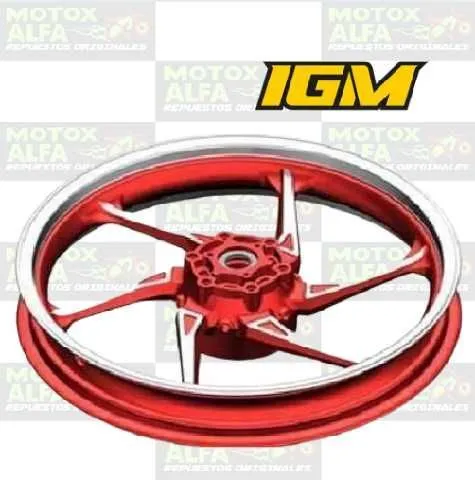 ARO R17 3.50 MAGNESIO POSTERIOR WIND200 ROJO IGM 1091100 032000 KD250