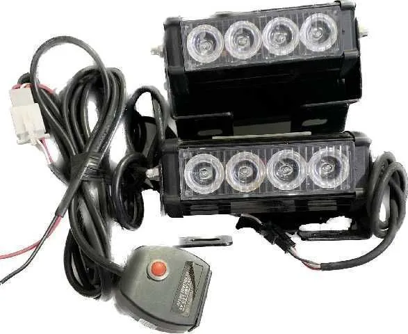 LUZ LED BARRA POLICIA AZUL DOBLE FEDERALE OSAKA C
