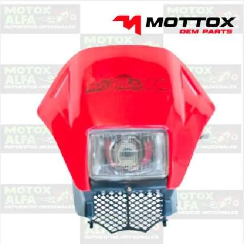 MASCARILLA COMPLETA QM200GY ROJO MOTTOX P10750