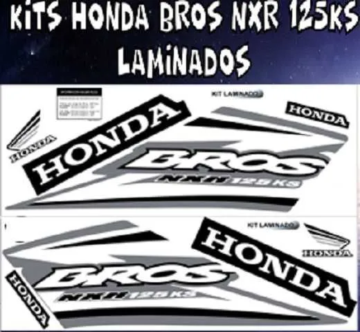 KIT CALCOMANIA NXR125 GRIS HONDA OSAKA 873
