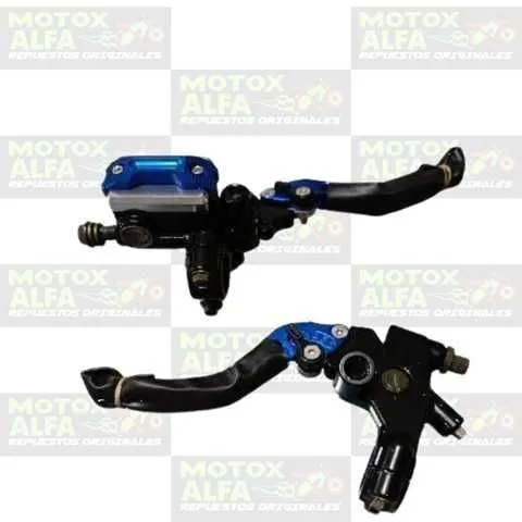 KIT MANIGUETA GY200 AZUL ALUMINIO LUJO CON BOMBA RV GY200-2