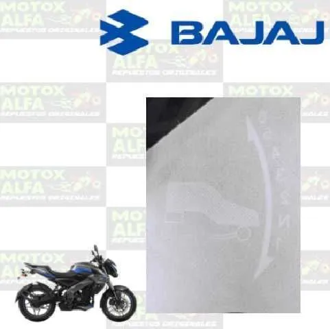 EMBLEMA TAPA PIÑON NS200 PULSAR ORIGINAL BAJAJ JL233015 18137.104-GEN