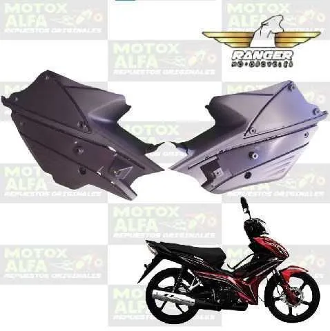 CUBREMONTURA XY125SR (2023) SET MEDIO NEGRO CABALLITO RANGER ORIGINAL