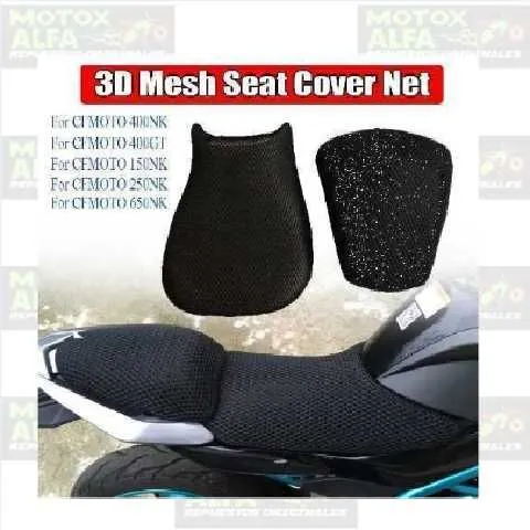 FORRO MONTURA MALLA NS200 BAJAJ 2PCS NEGRO RV FORRMALL001