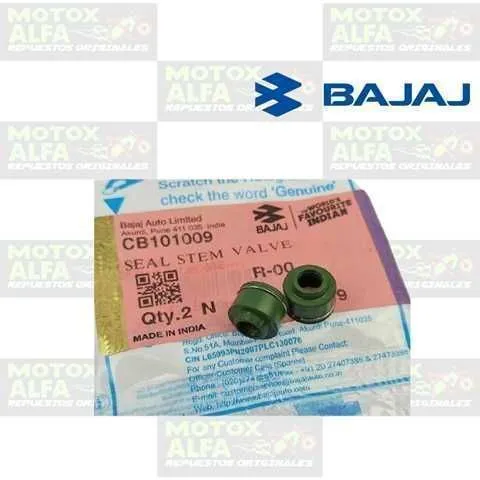CAUCHO VALVULA DOMINAR400UG 6MM BAJAJ ORIGINAL CB101009 10137.106-GEN