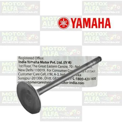 VALVULA YD110 ADMISIÓN YAMAHA ORIGINAL (UNIDAD) B44E21110000 10081240
