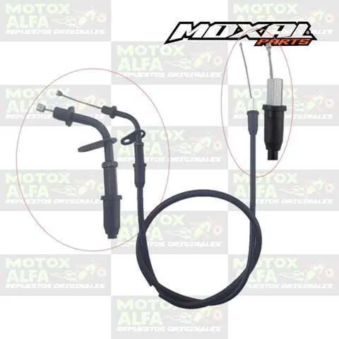 CABLE ACELERADOR YBR125Z YAMAHA 100CM MOXAL 06.027.0051