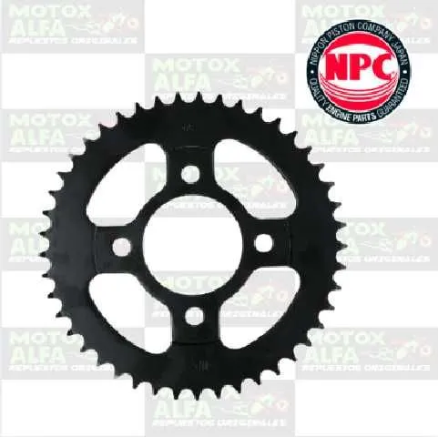 CATALINA RTR180 APACHE TVS 46T 428H 4H NEGRO REFORZADO NPC JAPAN N9112570