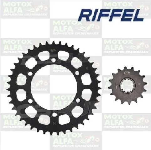 KIT CATALINA MT07 43T 16T 520H YAMAHA RIFFEL 71387