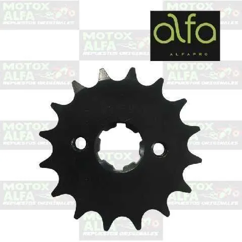 PIÑON MOTRIZ CG125 CG200 15T 428H ALFA PRO E402001