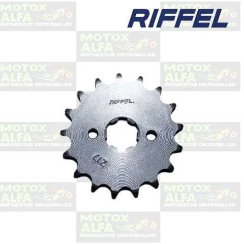 PIÑON MOTRIZ DTK175 17T 428H YBR125 XTZ125 GIXXER BRASIL RIFFEL 160914 26550 