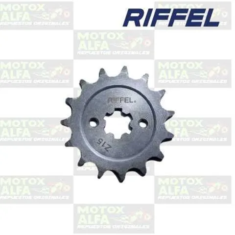 PIÑON MOTRIZ LS135 15T 428H CT100/125 PLATINA125 NS150 BM150 DISCOVER125/135 428H BRASIL RIFFEL 1288 33059