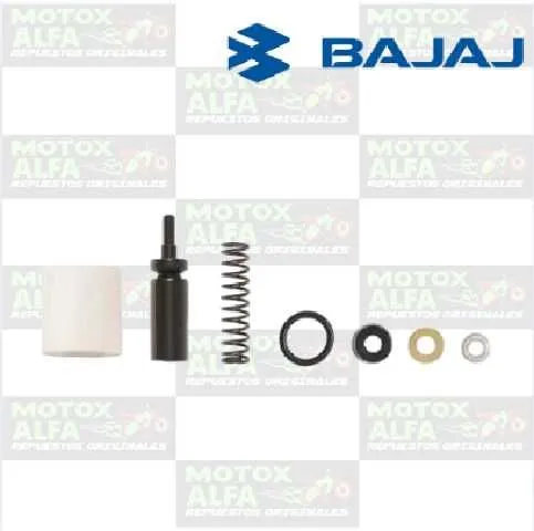 KIT REPARACION BOMBA FRENO POSTERIOR BAJAJ P220S NS200 DOMINAR400 PULSAR ORIGINAL BAJAJ 15124.101-GEN