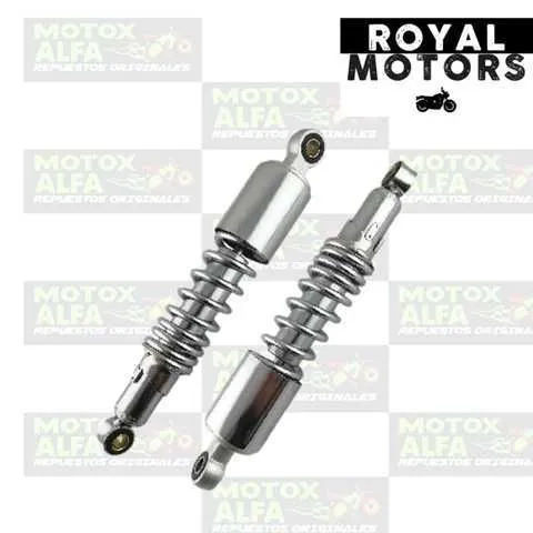 AMORTIGUADOR GN125 SUZUKI CROMADO 370MM ROYAL 172003UM