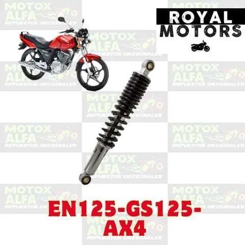 AMORTIGUADOR EN125 AX4 SUZUKI 330MM ROYAL R172015