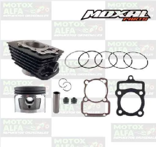 KIT CILINDRO CG150 STIFF150 62MM P15MM 149CC H97.80MM NEGRO MOXAL 06.050.0051