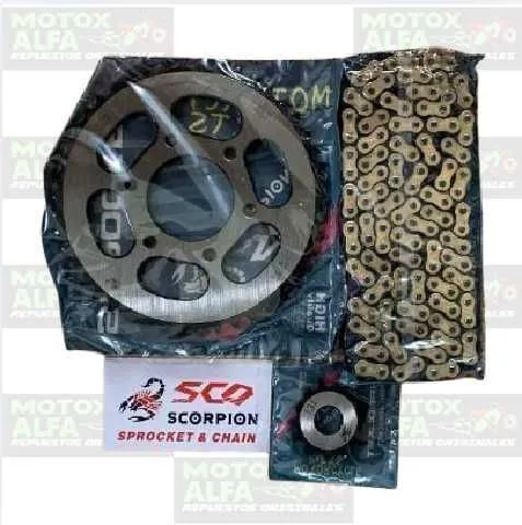 KIT ARRASTRE 180S BENELLI 46T 13T 132L SCORPION NC-1074