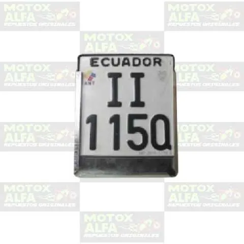 PROTECTOR PLACA ACERO INOXIDABLE CUADRADO