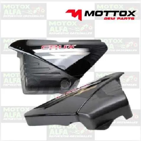 TAPA LATERAL CRUX YD-110 YAMAHA NEGRO MOTTOX P11128