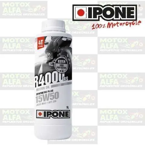ACEITE 15W50 SEMISINTETICO 1L PLUS R4000 RS IPONE 3747 10099098