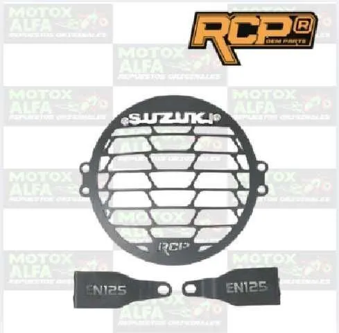 PROTECTOR FARO ACERO INOXIDABLE SUZUKI EN125 NEGRO RCP PTF00010