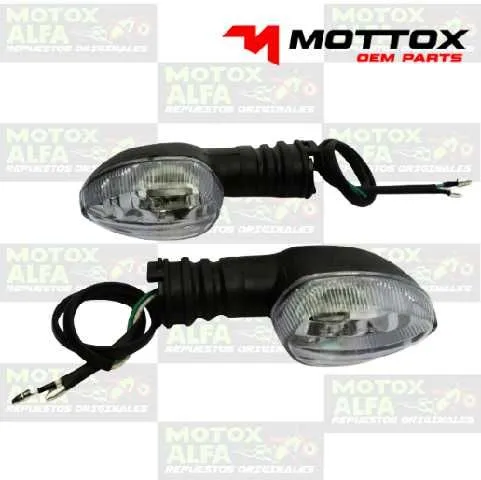 DIRECCIONAL FZ25 DELANTERA RAY ZR TRANSPARENTE YAMAHA MOTTOX GUIA004