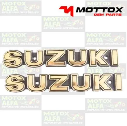 EMBLEMA TANQUE GN125 SUZUKI MOTTOX M01202