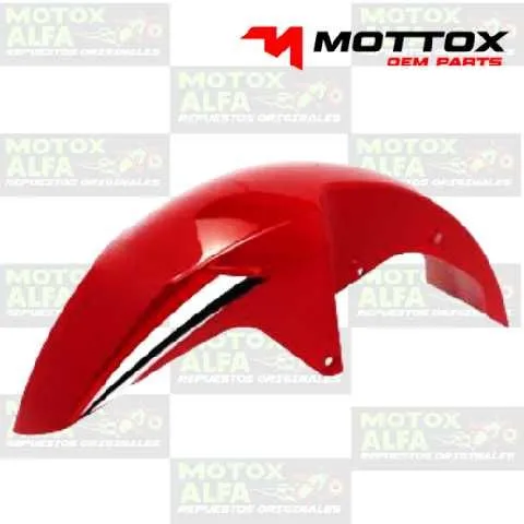 GUARDAFANGO DELANTERO XY125-30A ROJO SHINERAY MOTTOX P11237