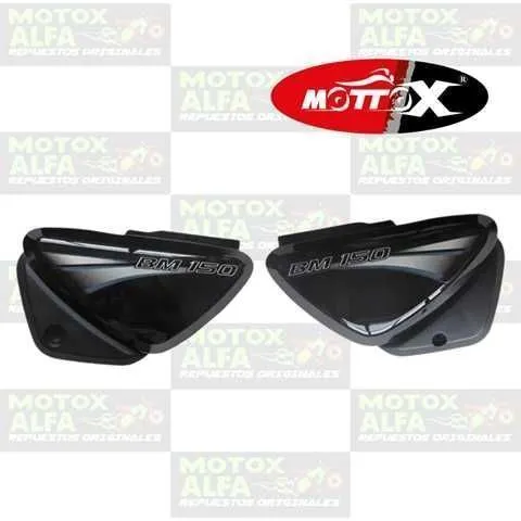 TAPA LATERAL BM150 BOXER NEGRO MOTTOX P10927 BAJAJ
