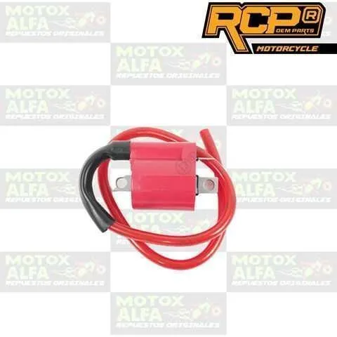 BOBINA BUJIA CG200 ROJO RACING RCP BOB00032