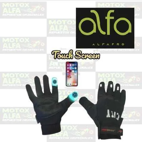 GUANTE LARGO SEMI IMPERMEABLE NEGRO CITY TXL ALFA PRO SUNIMOTO-A605-XL