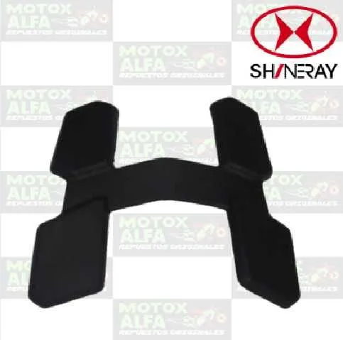 CAUCHO GUARDAFANGO POSTERIOR XY200 GY6 NEGRO ORIGINAL SHINERAY R200-061009 