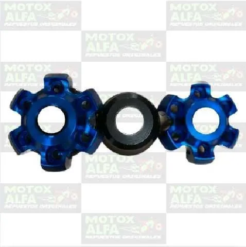 TAPON TUERCA ESTRIADO ALUMINIO AZUL RIZOMA RV SLIDER002