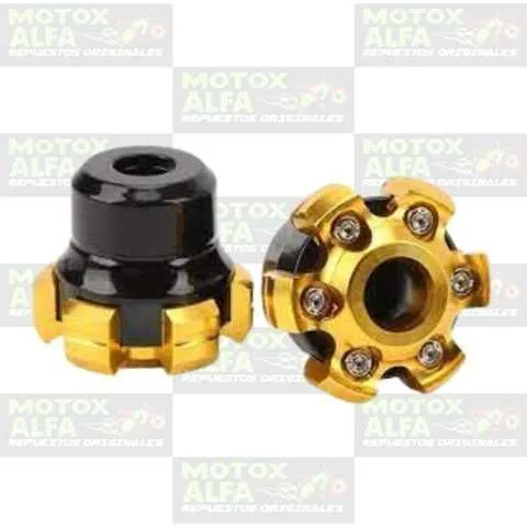 TAPON TUERCA ESTRIADO ALUMINIO DORADO RIZOMA RV SLIDER002