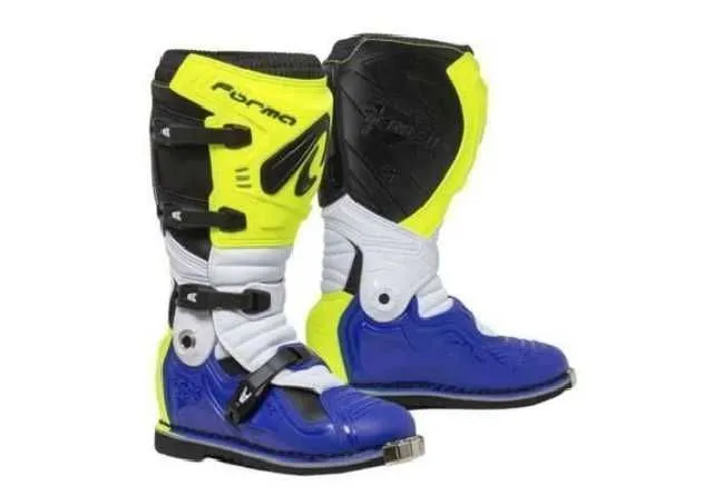 BOTA MX AZUL AMARILLA TL T40 41 FORMA TERRAIN EVOLUTION TX YELLOWFLUO/WHITE/BLUE - 40 BOTFOR00015