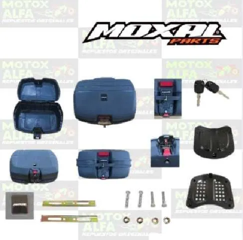 BAUL GRANDE NEGRO 60L DOBLE CASCO MOXAL 01.044.0015