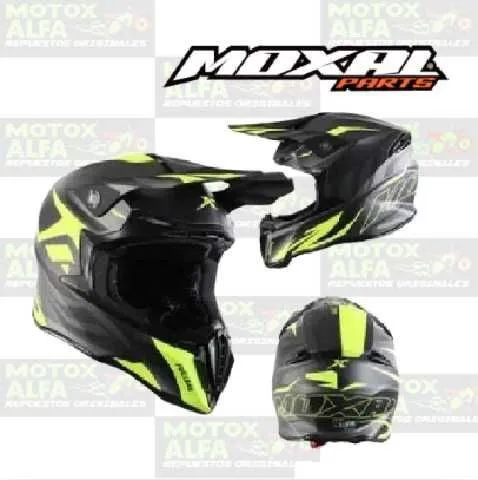 CASCO MX MOXAL DERBY FULLGAS TM VERDE NEON GRIS MATE 03.003.0149